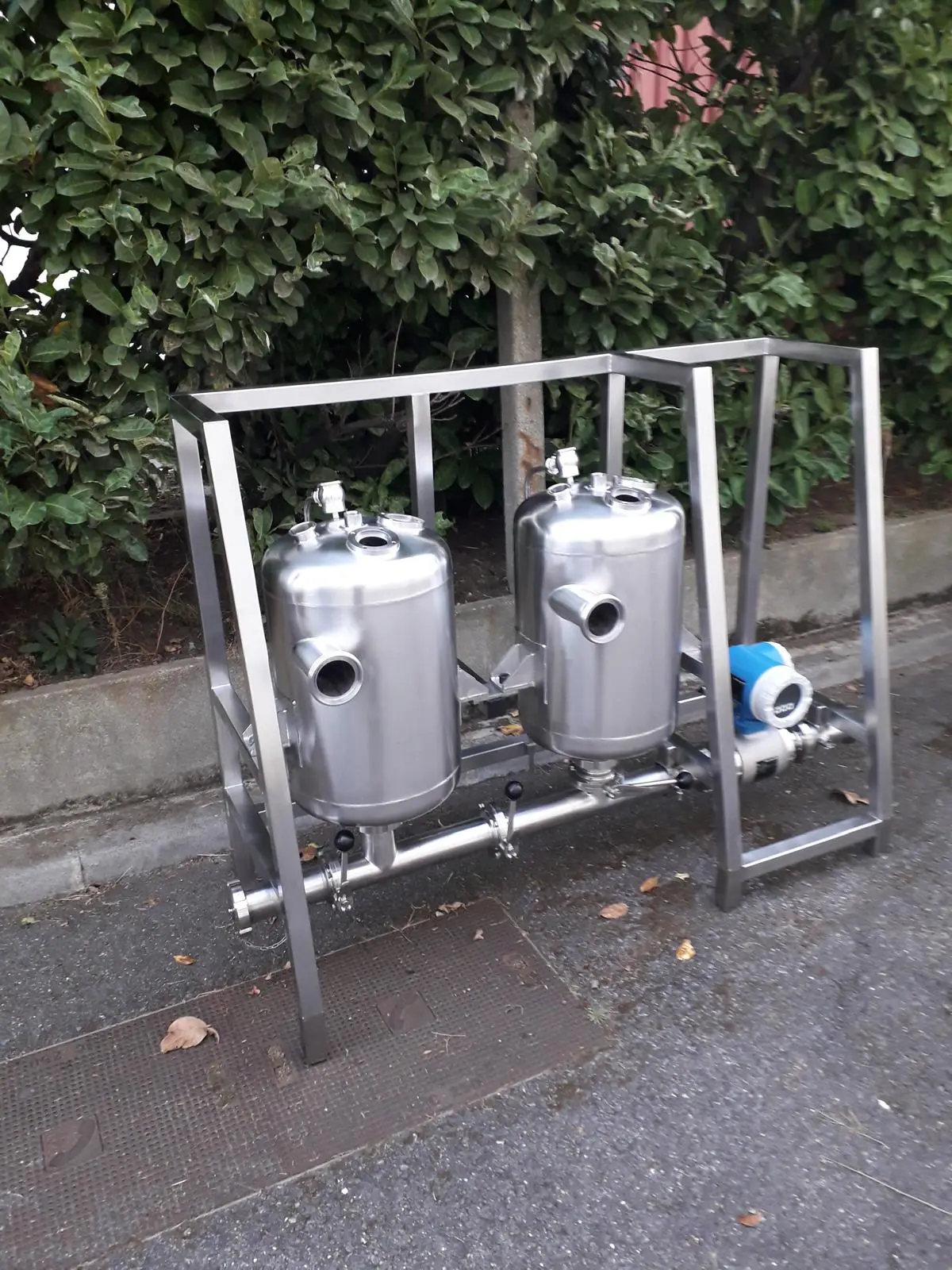 Stainless steel fermentation tank for brewery, AISI 304, TIG welded, HVD Inox