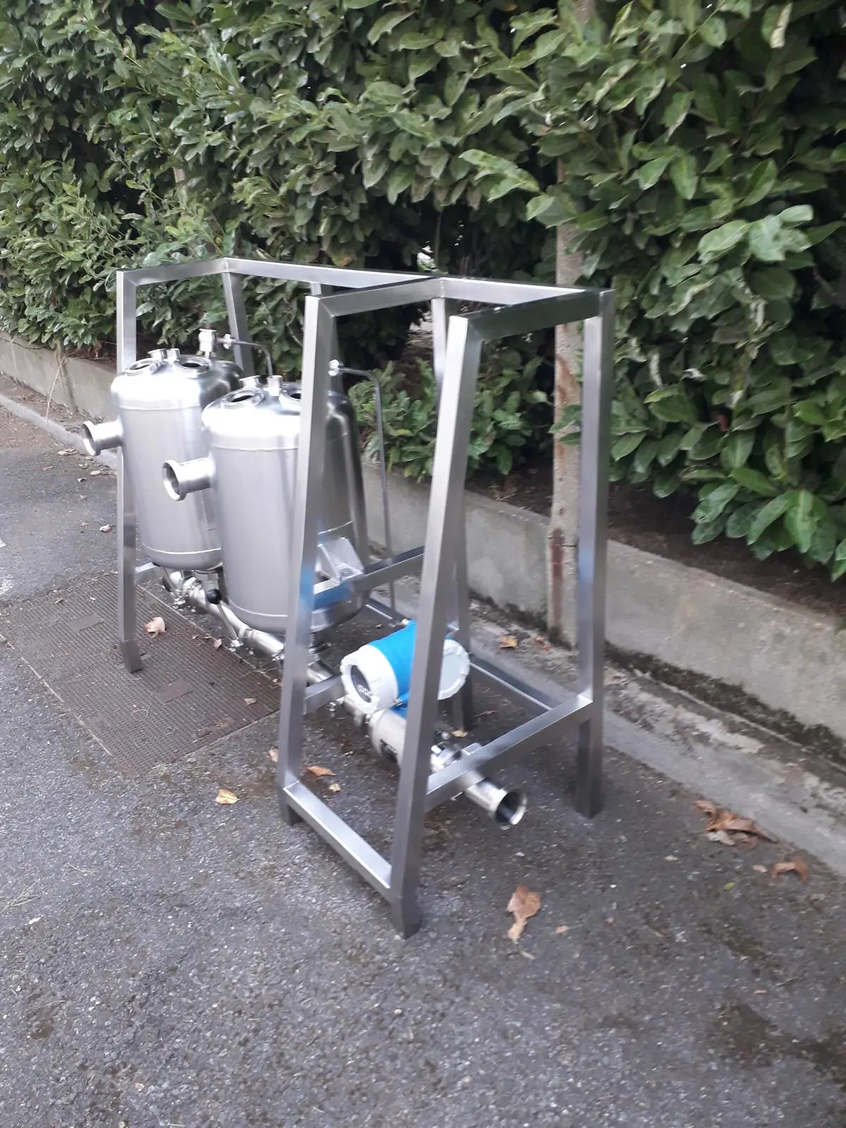 AISI 304L stainless steel pipe assembly for dairy plant, TIG welded